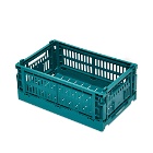 HAY Small Recycled Colour Crate in Ocean Green