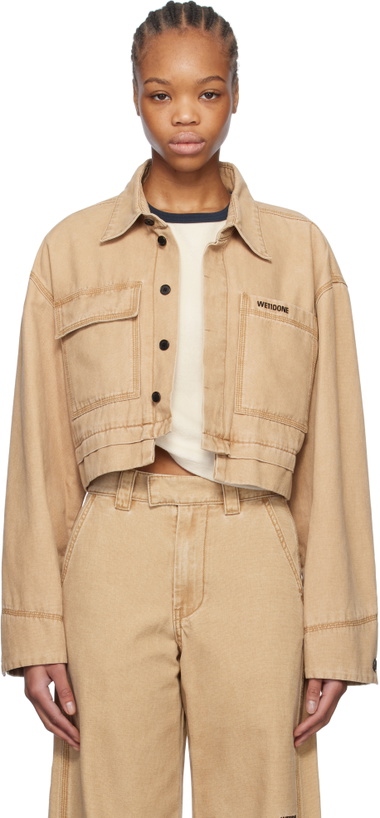 Photo: We11done Beige Cropped Work Jacket
