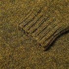 Jamieson's of Shetland Men's Crew Knit in Spagnum