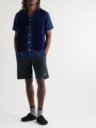 A.P.C. - Clement Straight-Leg Cotton-Jersey Shorts - Blue