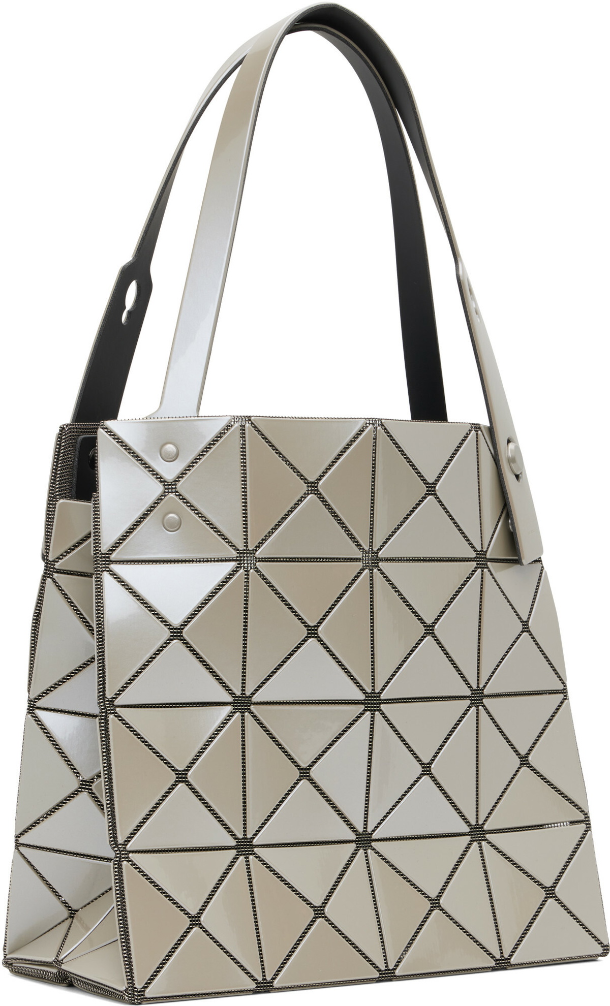 BAO BAO ISSEY MIYAKE Gray Carat Bag