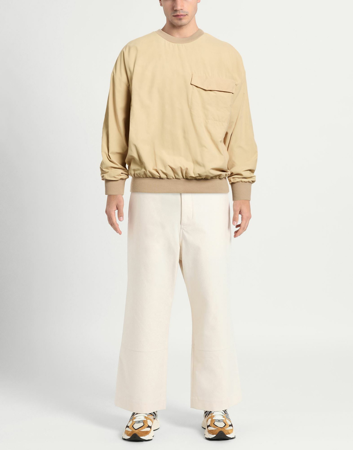 Ranra Mens Sweatshirt in Beige