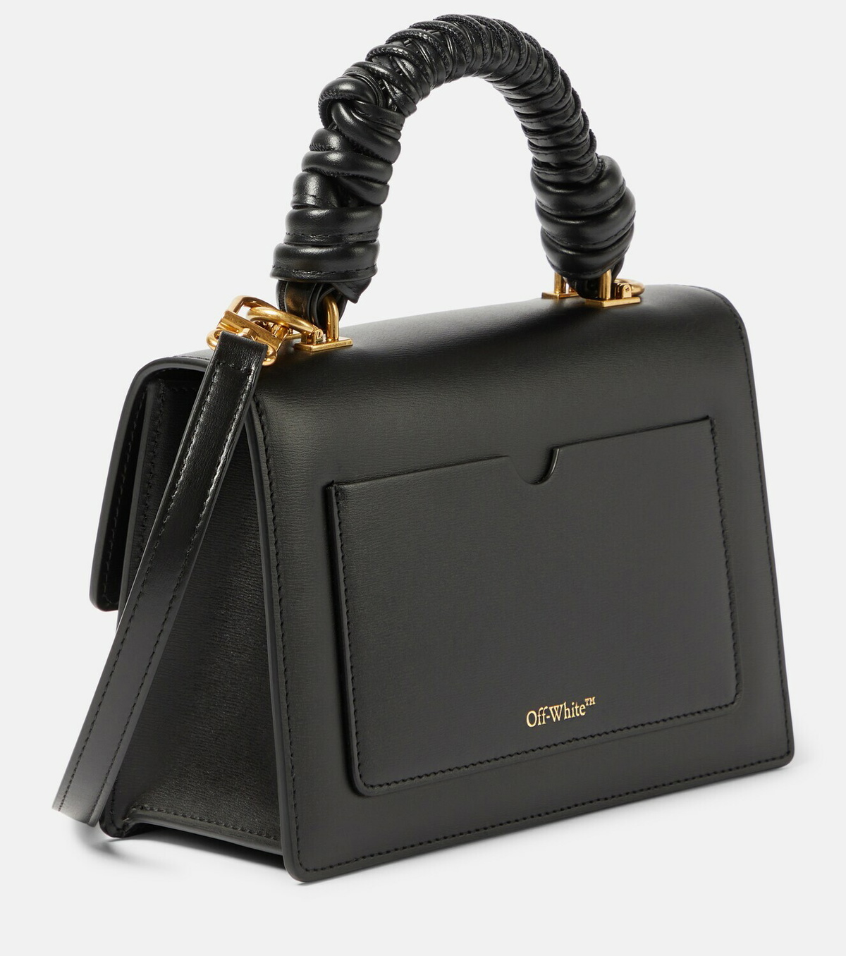 OffWhite Jitney Small leather shoulder bag OffWhite