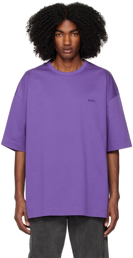Photo: Juun.J Purple 'Mouvement' T-Shirt