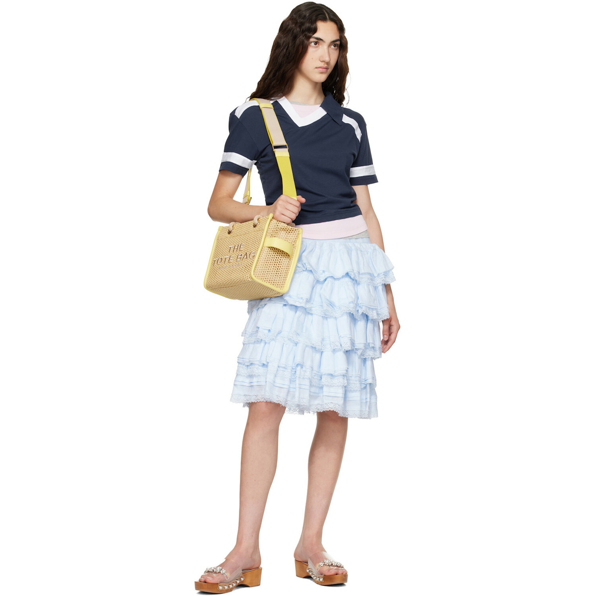 Marc Jacobs Beige 'The Woven Rope Small' Tote