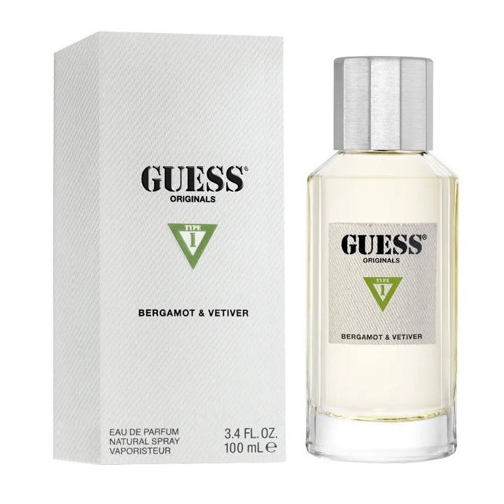 Photo: Guess Unisex Originals Type 1 Bergamot & Vetiver EDP Spray 3.4 oz Fragrances 085715323194