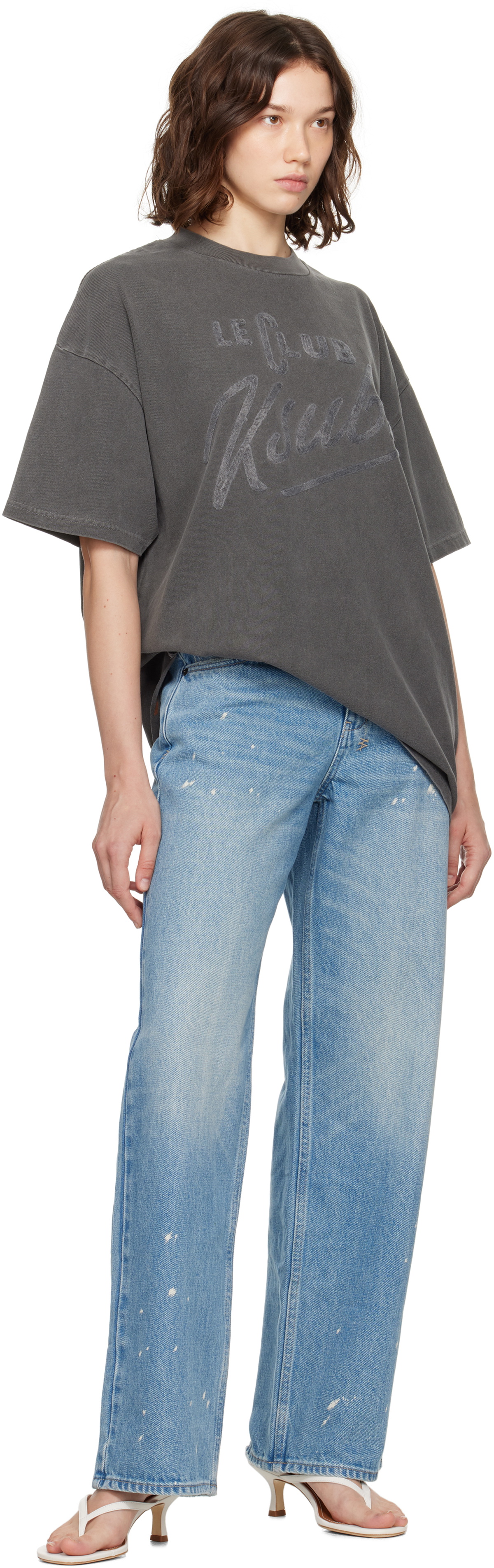 Ksubi Gray 'Le Club' Boyfriend S/S T-shirt