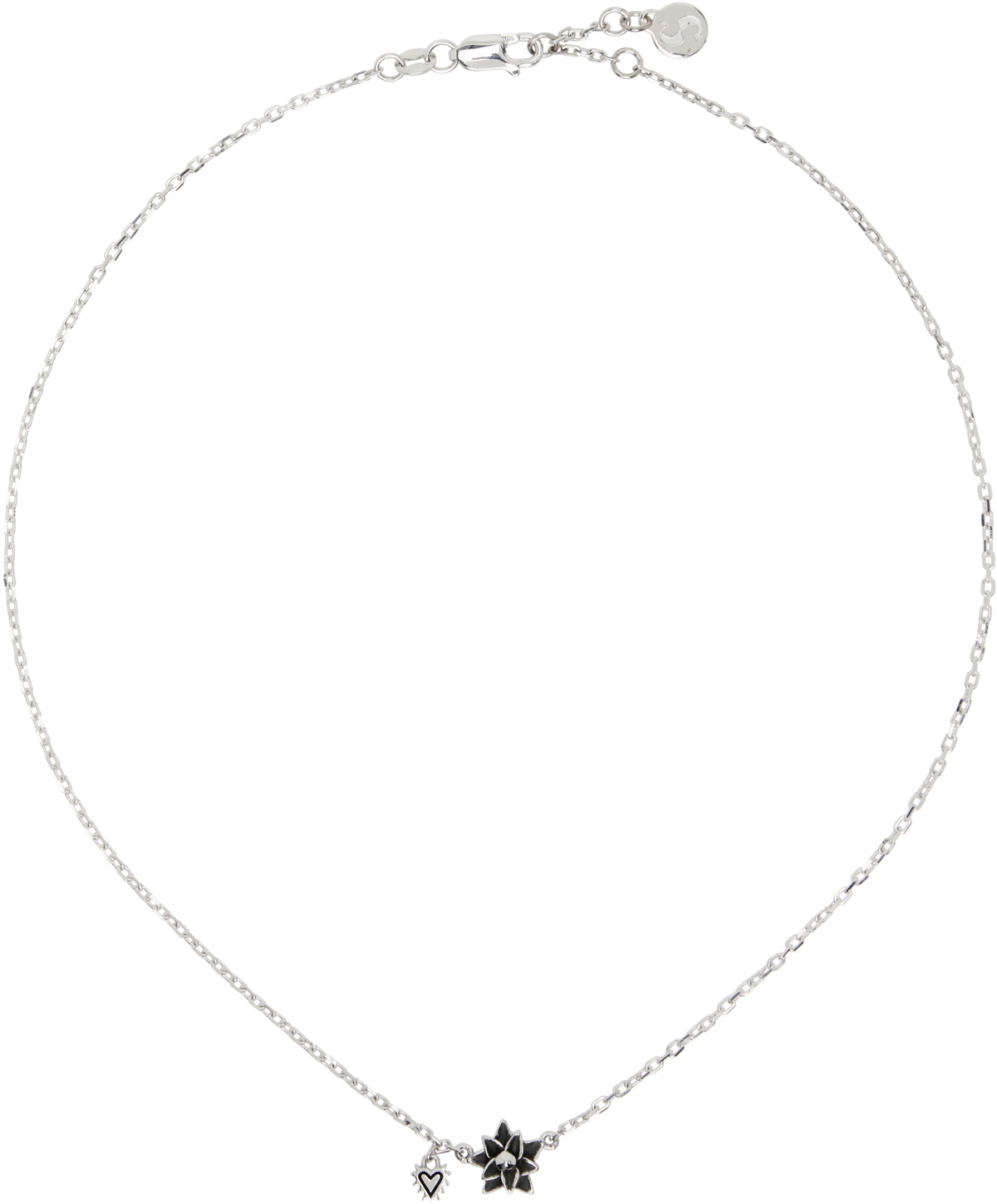 Stolen Girlfriends Club Silver Mini Bloom Necklace