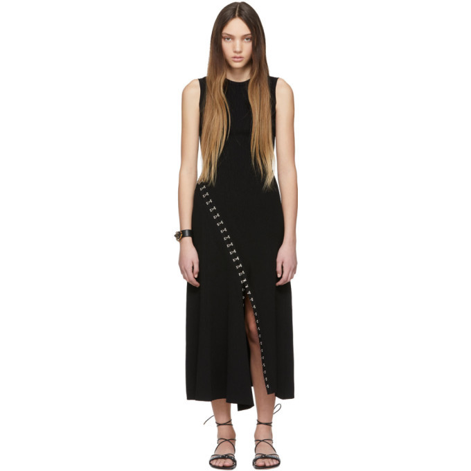 Alexander McQueen Black Sleeveless Knit Dress