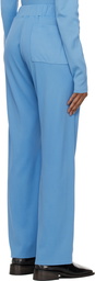 Bianca Saunders Blue Three-Pocket Lounge Pants