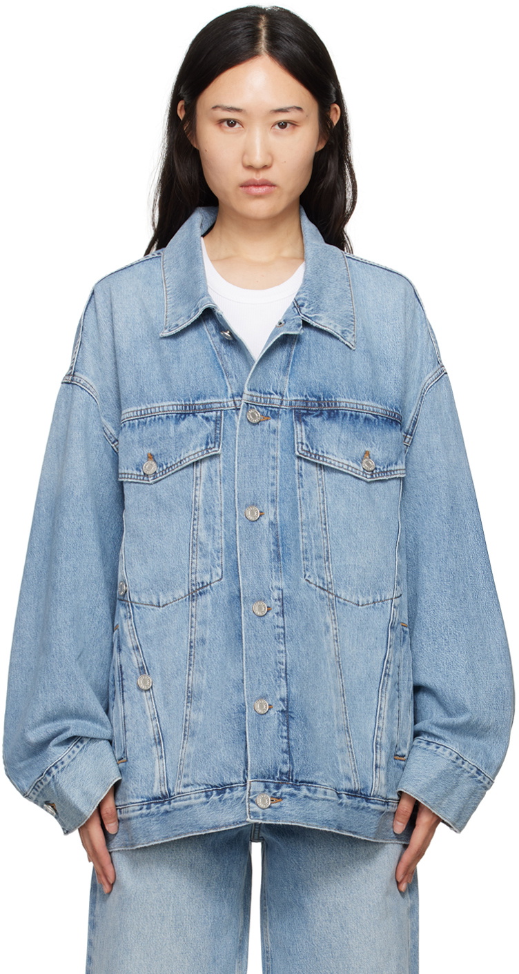 【関税込み】AGOLDE ブルー Reworked Wayne デニムジャケット AGOLDE Blue Reworked Wayne Denim Jacket AGOLDE