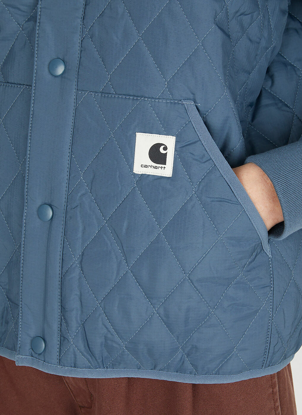 W' Farrow Liner Jacket in Blue Carhartt WIP