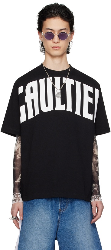 Photo: Jean Paul Gaultier Black & White 'The Diablo' Long Sleeve T-Shirt