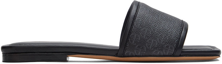 Photo: ANINE BING Black Ria Flat Sandals