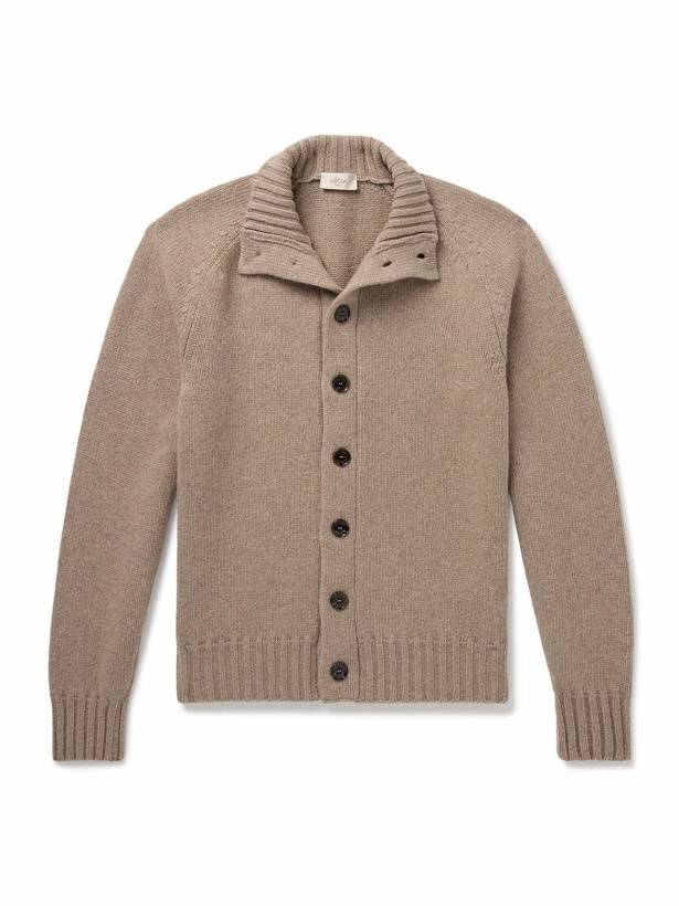 Photo: Altea - Virgin Wool Cardigan - Brown