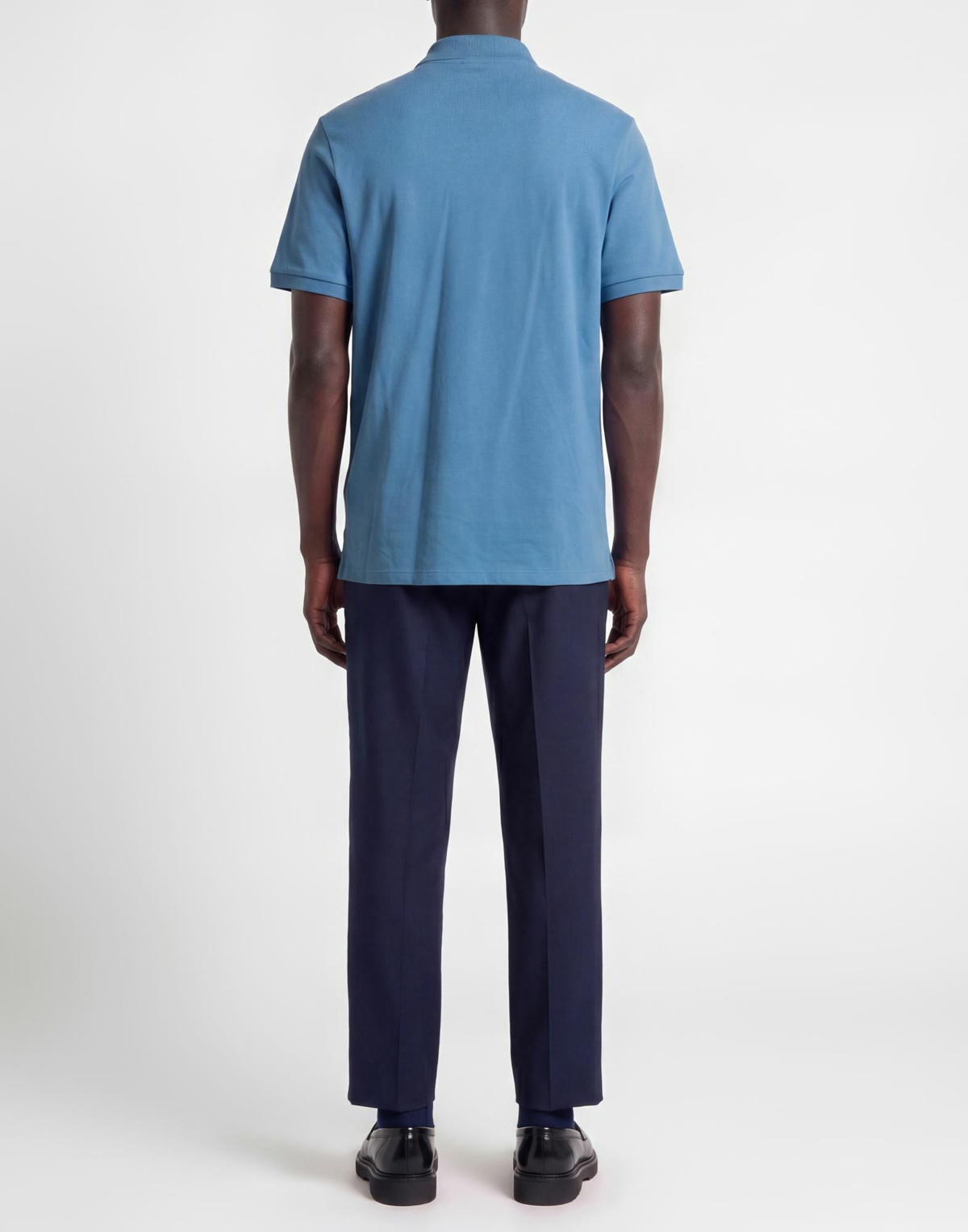 Sandro Mens Polo shirt in Slate blue