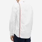 Thom Browne Men's RWB Tape Oxford Shirt in White