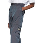 John Elliott Navy CAT Edition Iridescent Nylon Cargo Pants