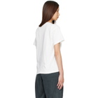 Diesel White Metallic Oval D Cotton T-shirt