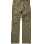L.E.J - Selvedge Cotton-Twill Trousers - Green
