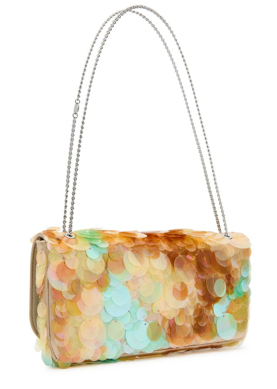 Rabanne Disc-embellished Leather Shoulder bag - Multicoloured - One Size