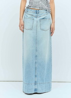 Sportmax Backwards Denim Skirt