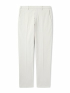 Altea - Tapered Cotton-Blend Trousers - Neutrals