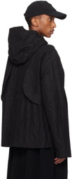 A. A. Spectrum Black Costex Shell Jacket