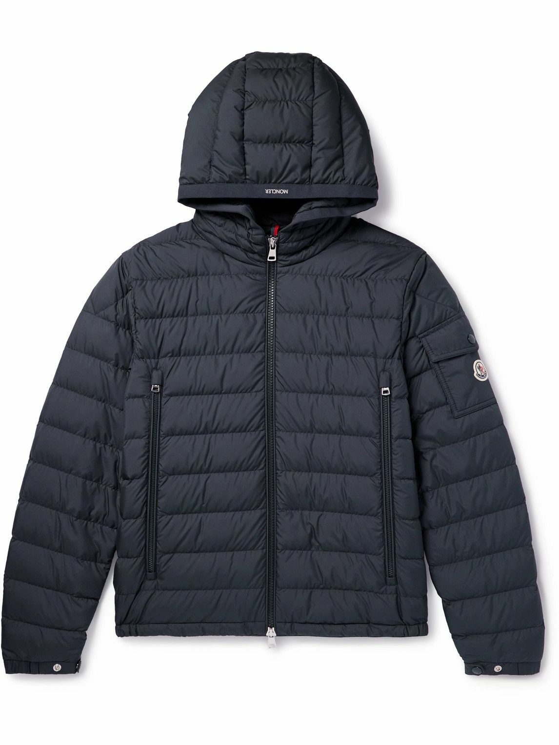 Photo: Moncler - Galion Quilted Shell Hooded Down Jacket - Blue