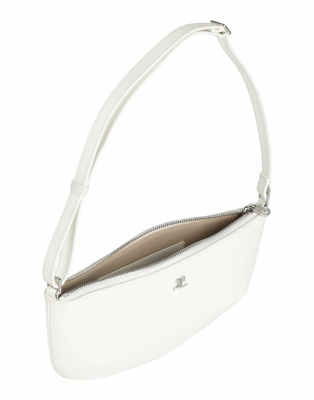 Courrèges Womens Shoulder bag in White