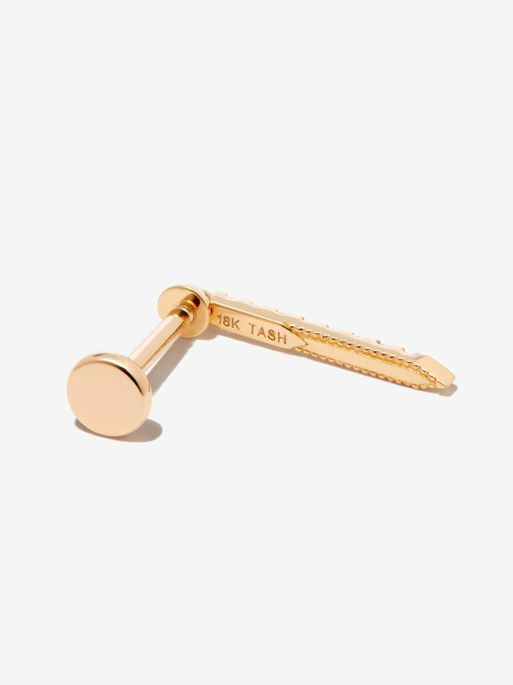 MARIA TASH 18K Yellow Gold Eternity Bar Diamond Earring