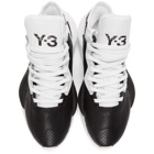 Y-3 Black and White Kaiwa Sneakers