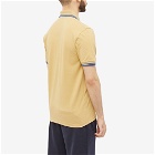 Fred Perry Authentic Men's Original Twin Tipped Polo Shirt in Desert