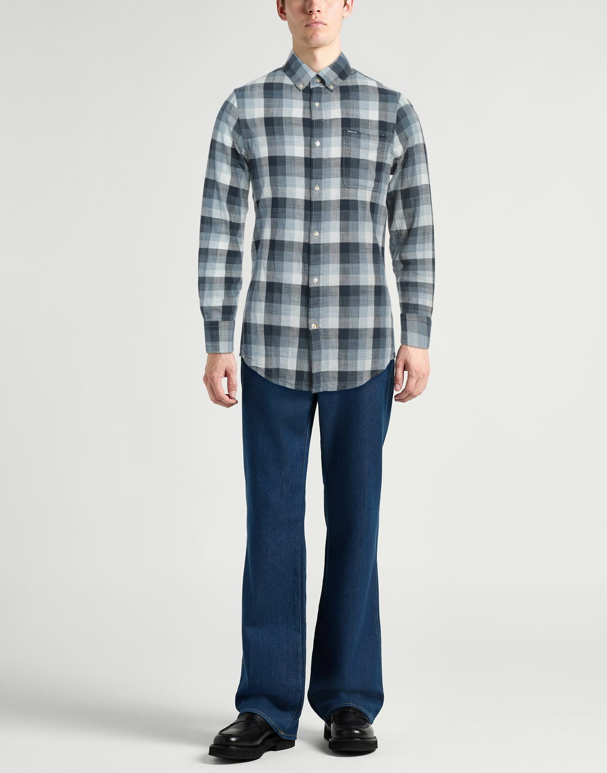 Barbour Mens Shirt in Blue