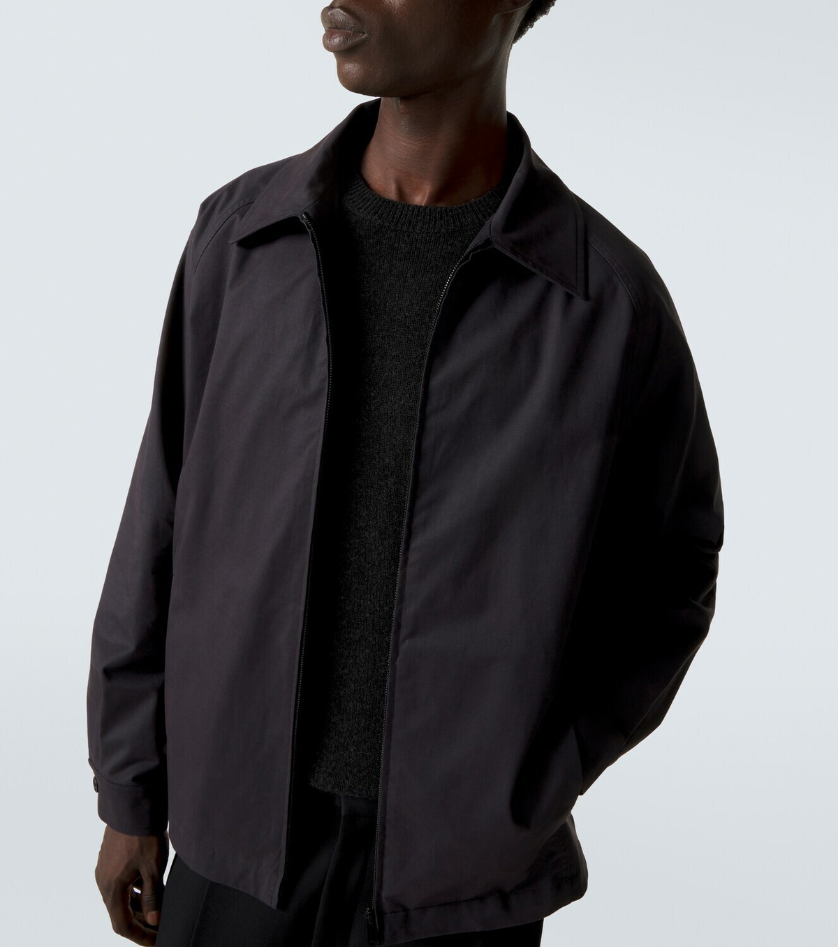The Row Primo cotton and cashmere-blend jacket