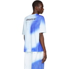 Axel Arigato White and Blue Spray Paint T-Shirt
