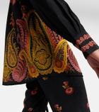 Etro Paisley silk blouse