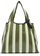 3.1 Phillip Lim Dual Stripe Market Tote - Green - One Size