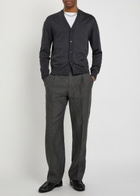 Jacquemus Le Cardigan Merino Wool-blend Cardigan Dark Grey