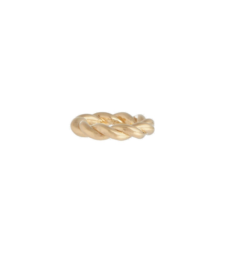 Photo: Bottega Veneta - Twist gold-plated sterling silver ring