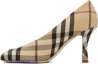Burberry Beige Check Baby High Heels