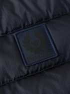 Belstaff - Logo-Appliquéd Quilted Ripstop Down Gilet - Blue