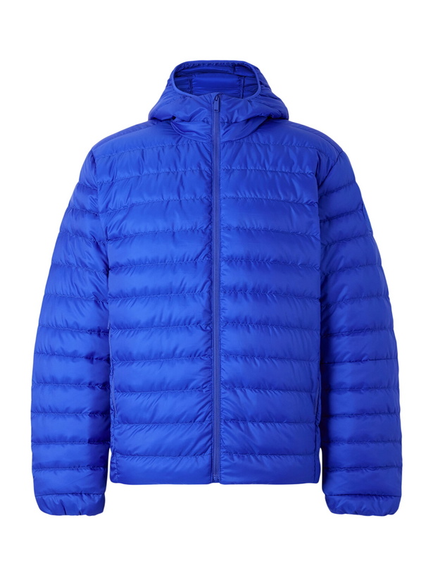 Photo: Canada Goose - Stratus Quilted Recycled-Ripstop Hooded Down Jacket - Blue