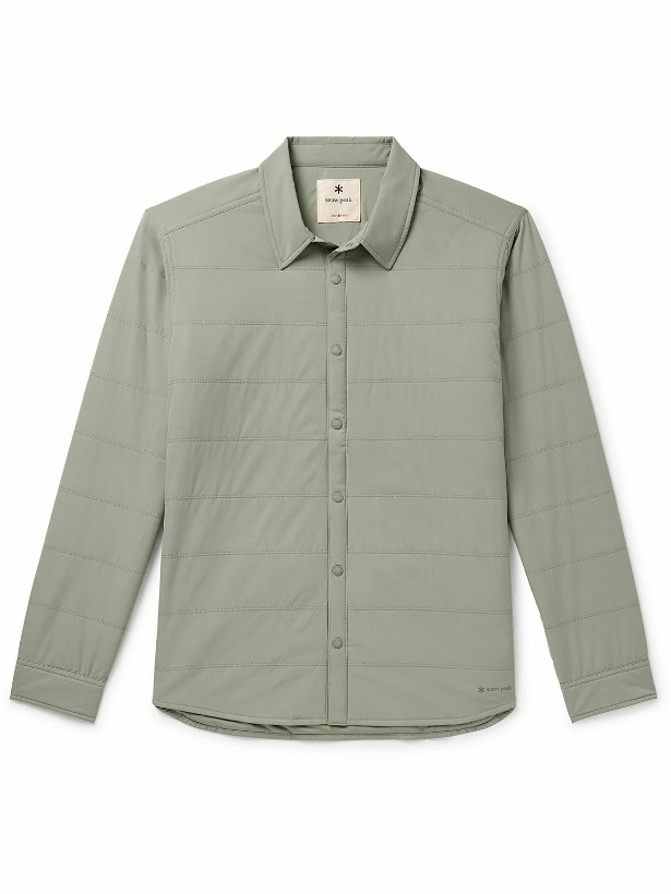 Photo: Snow Peak - Quilted Primeflex® Shell Shirt Jacket - Green