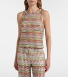 Veronica Beard Rhett crochet tank top