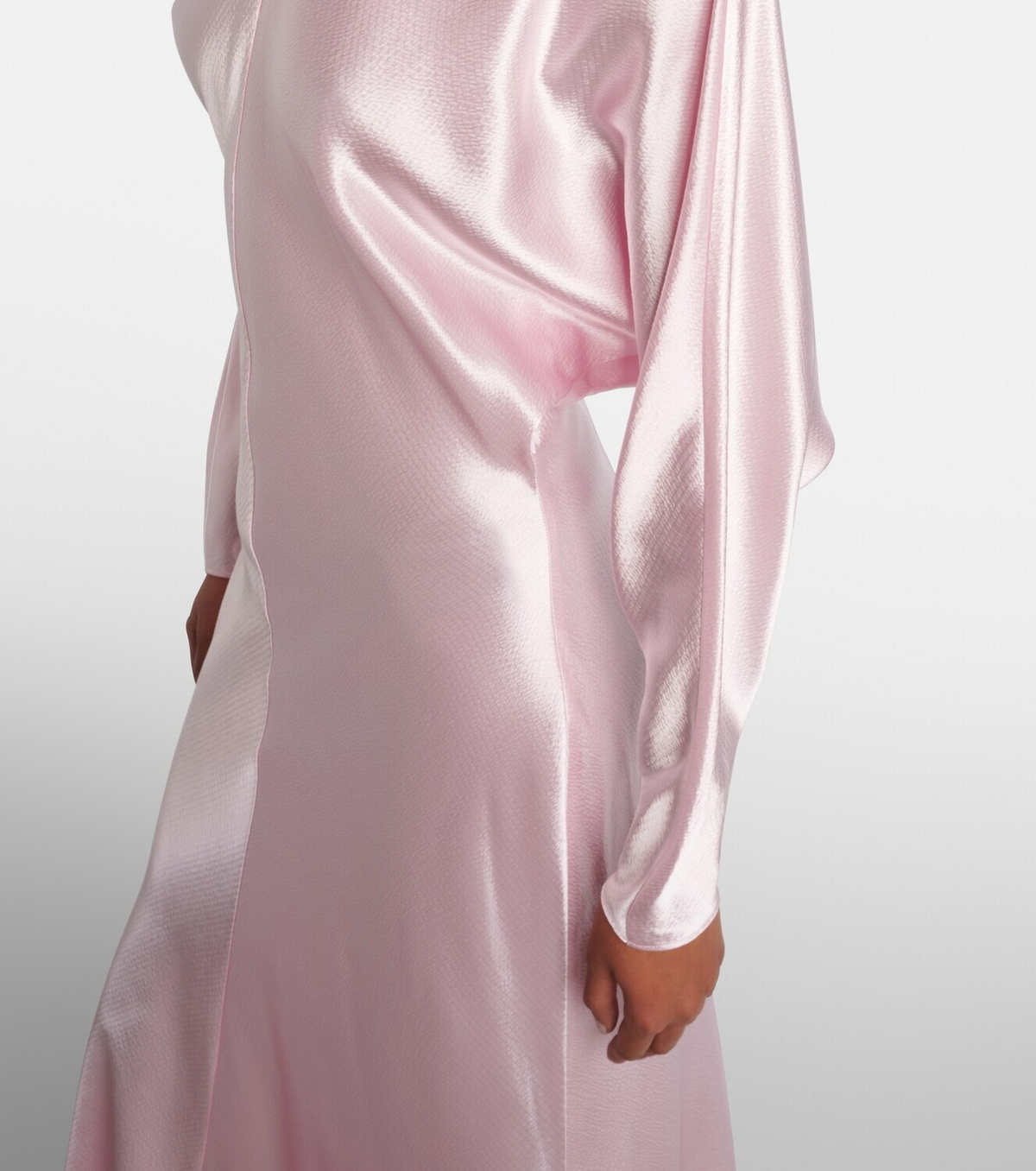 Fforme Naomie satin maxi dress