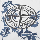 Stone Island Junior Camo Compass Logo Tee