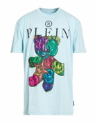 Philipp Plein Mens T-shirt Sky in Blue