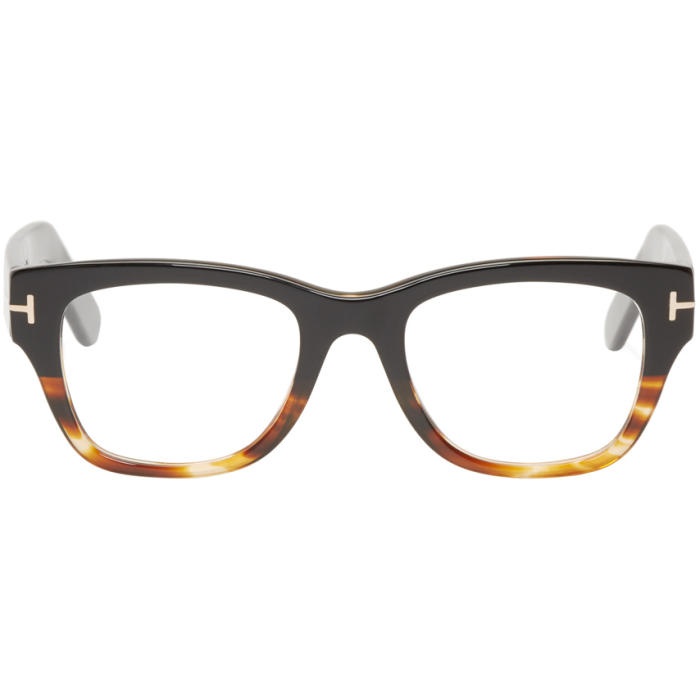 Tom Ford Black and Tortoiseshell TF5379 Glasses