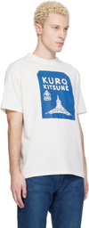 Maison Kitsuné White KURO Edition Tokyo-Paris Crossroads Vintage Wash T-shirt